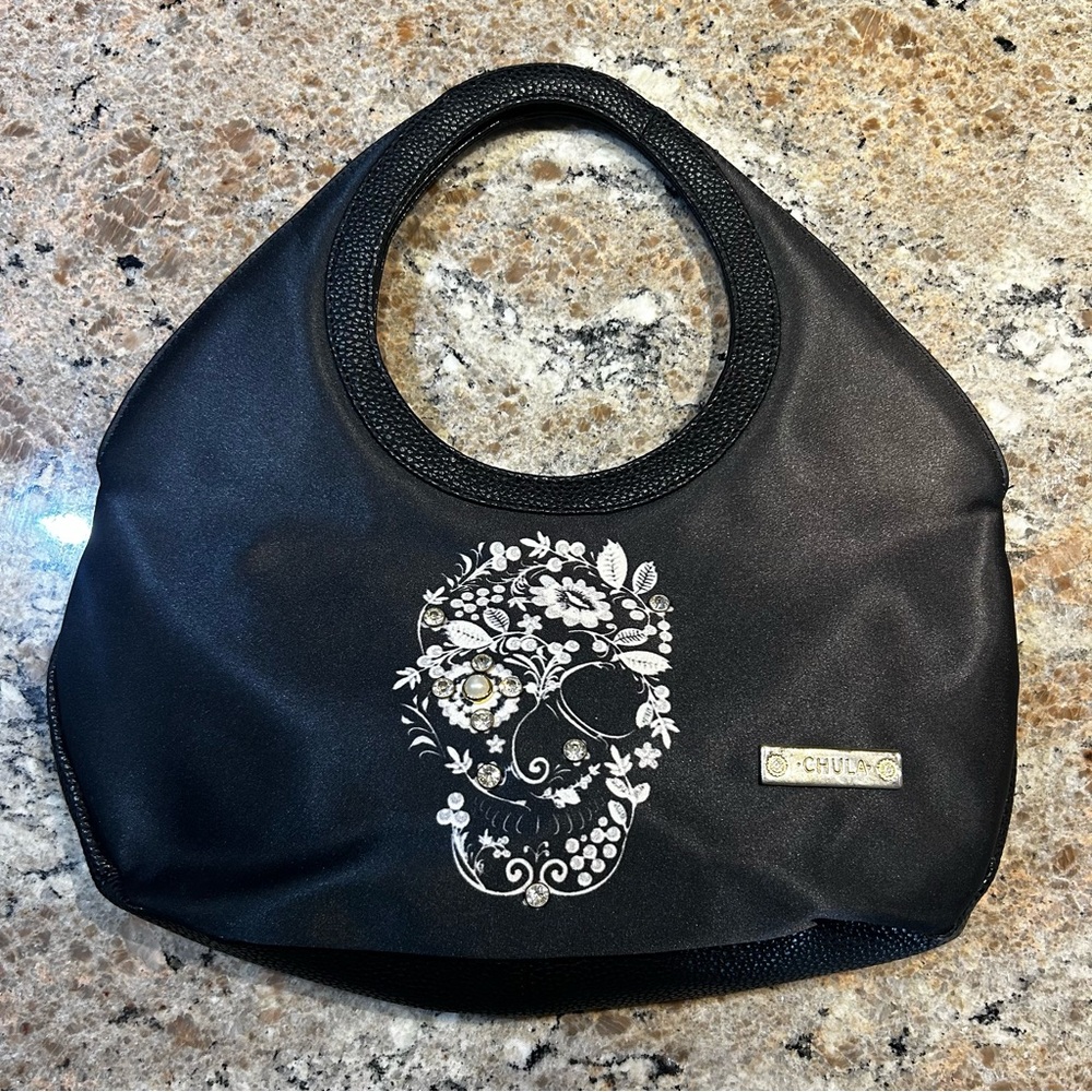 Chula Black Skull Women's Handbag